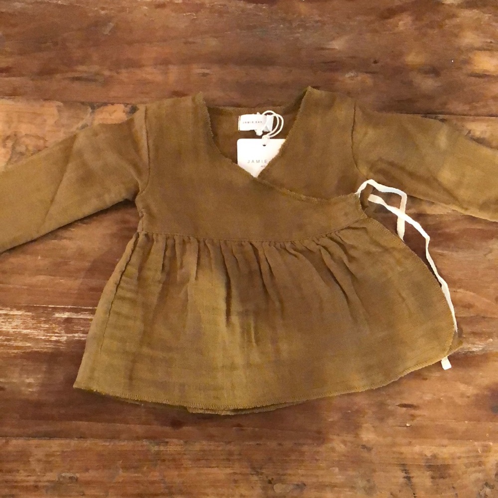 Jamie Kay muslin wrap top